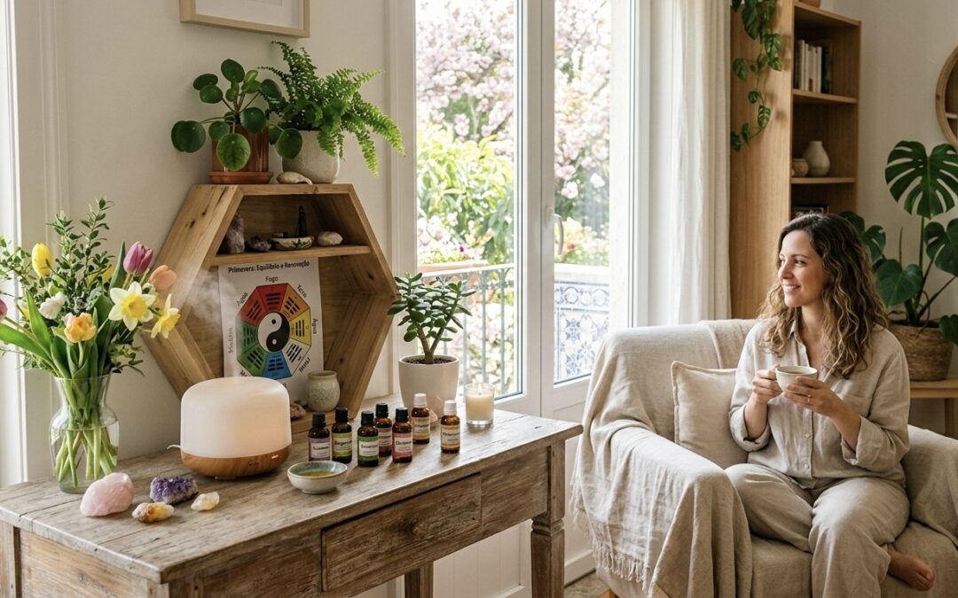 Equinócio da Primavera: Óleos Essenciais para Equilíbrio Emocional e Feng Shui na Casa